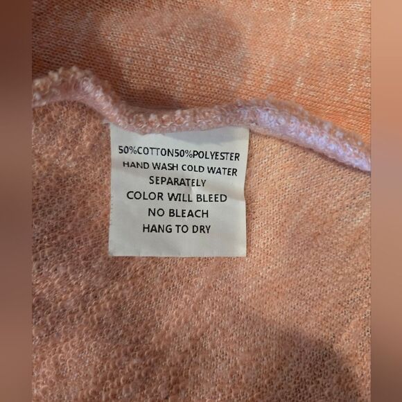 Chico's Cloud Walk Soft Pink Draped Cardigan With Zip SMALL - Picture 10 of 10